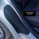 Накладки на внутренние части задних арок БЕЗ СКОТЧА Chevrolet Aveo седан 2011-2015